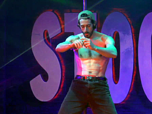 Video of sexy male stripper